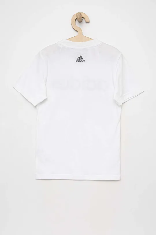 Дитяча бавовняна футболка adidas U LIN  100% Бавовна