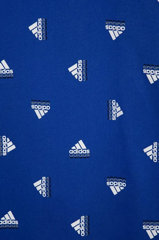 μπλε Παιδικό βαμβακερό μπλουζάκι adidas U BLUV TEE