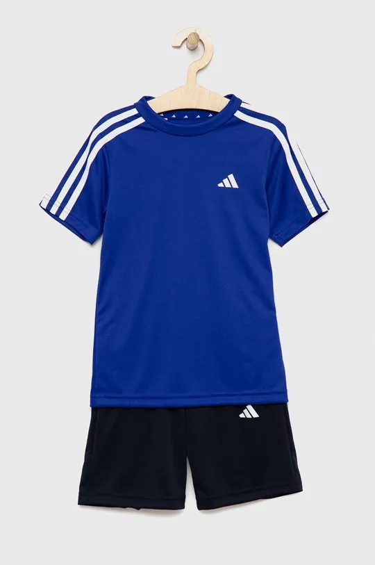 Детский спортивный костюм adidas U TR-ES 3S голубой