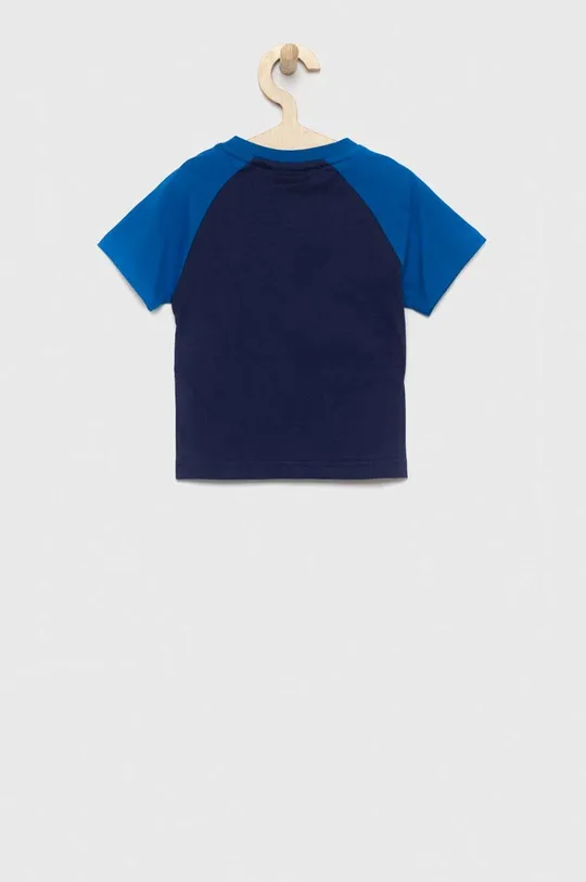 Dječja pamučna majica kratkih rukava Fila mornarsko plava