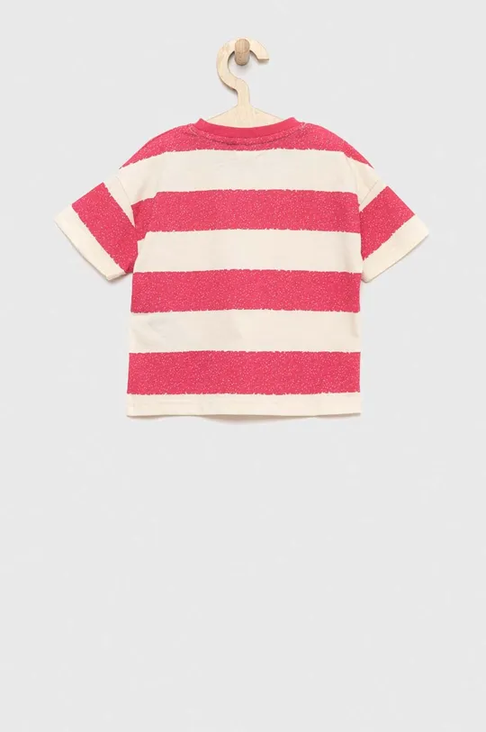 Παιδικό βαμβακερό μπλουζάκι Fila ροζ