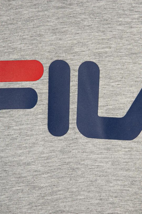 Момче Детска памучна тениска Fila FAK0123 сив