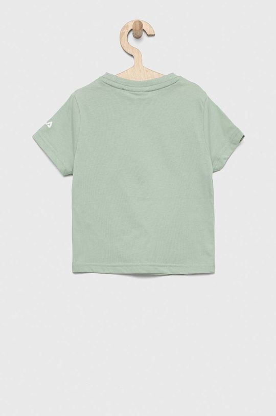 Fila t-shirt bawełniany dziecięcy jasny zielony