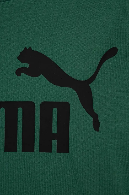 Dječja pamučna majica kratkih rukava Puma ESS Logo Tee B  Temeljni materijal: 100% Pamuk Manžeta: 80% Pamuk, 20% Poliester