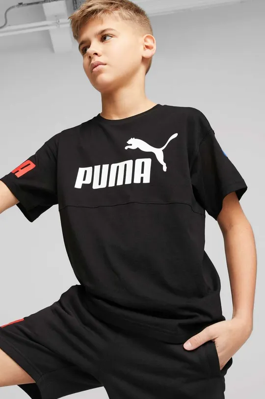 Παιδικό βαμβακερό μπλουζάκι Puma PUMA POWER Tee B Παιδικά