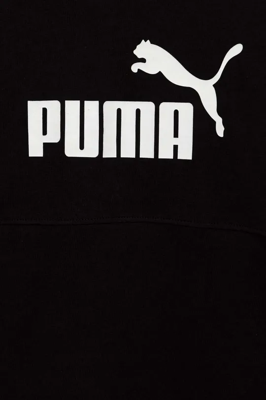 fekete Puma gyerek pamut póló PUMA POWER Tee B