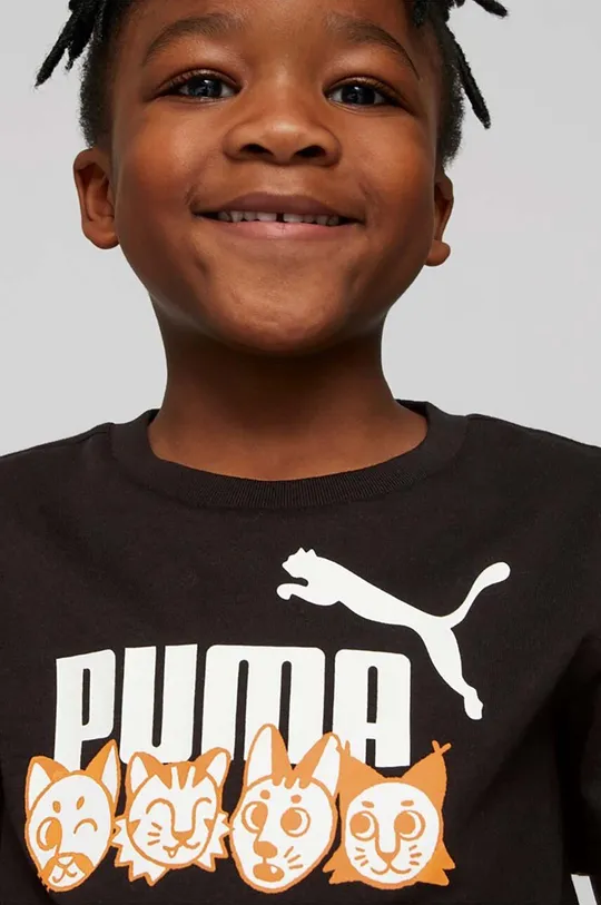 Παιδικό βαμβακερό μπλουζάκι Puma ESS+ MATES Tee Παιδικά