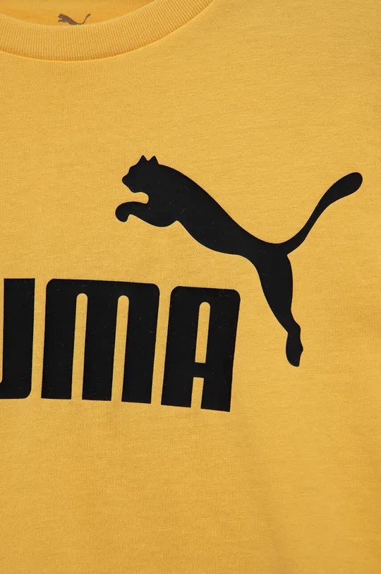 Дитяча бавовняна футболка Puma ESS Logo Tee B  Основний матеріал: 100% Бавовна Резинка: 80% Бавовна, 20% Поліестер