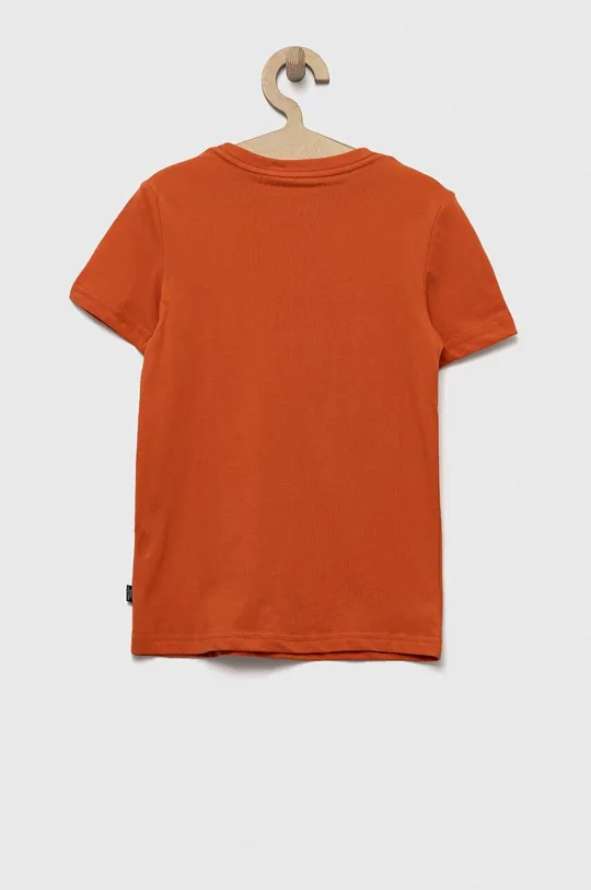 Детская хлопковая футболка Puma ESS+ 2 Col Logo Tee B оранжевый