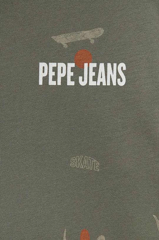Дитяча бавовняна футболка Pepe Jeans  100% Бавовна