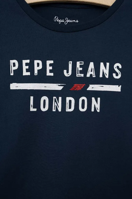Детская хлопковая футболка Pepe Jeans  100% Хлопок
