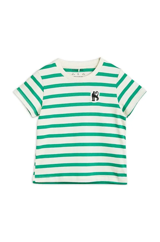 πράσινο Παιδικό βαμβακερό μπλουζάκι Mini Rodini Παιδικά