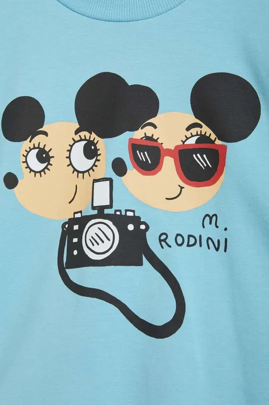 голубой Детская футболка Mini Rodini
