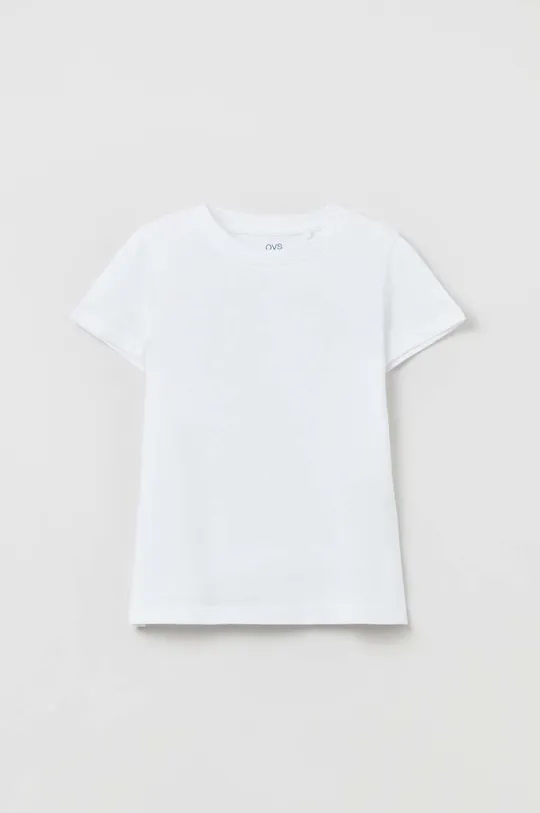 λευκό Παιδικό βαμβακερό μπλουζάκι OVS Παιδικά