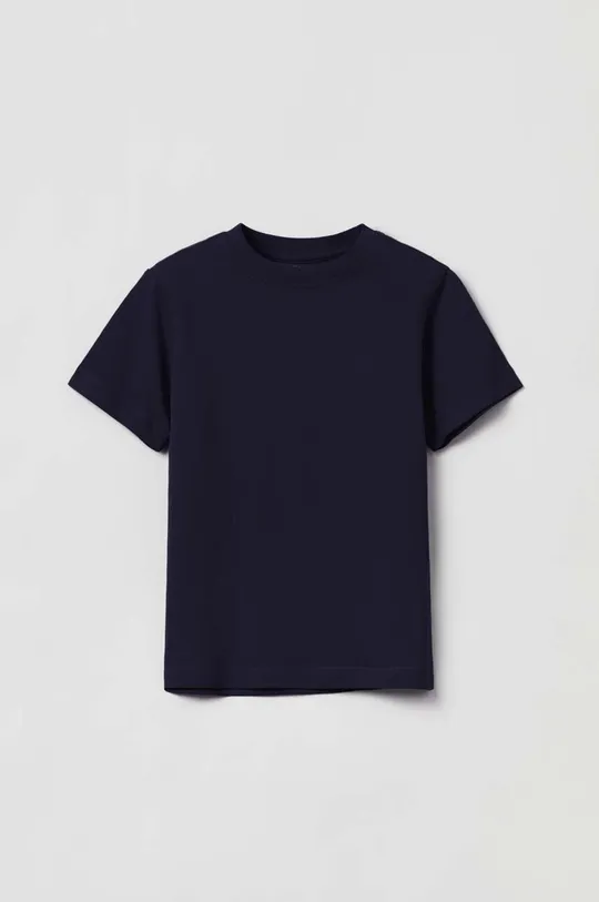 niebieski OVS t-shirt bawełniany dziecięcy Dziecięcy