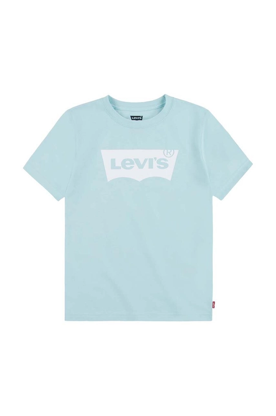 τιρκουάζ Παιδικό βαμβακερό μπλουζάκι Levi's Παιδικά