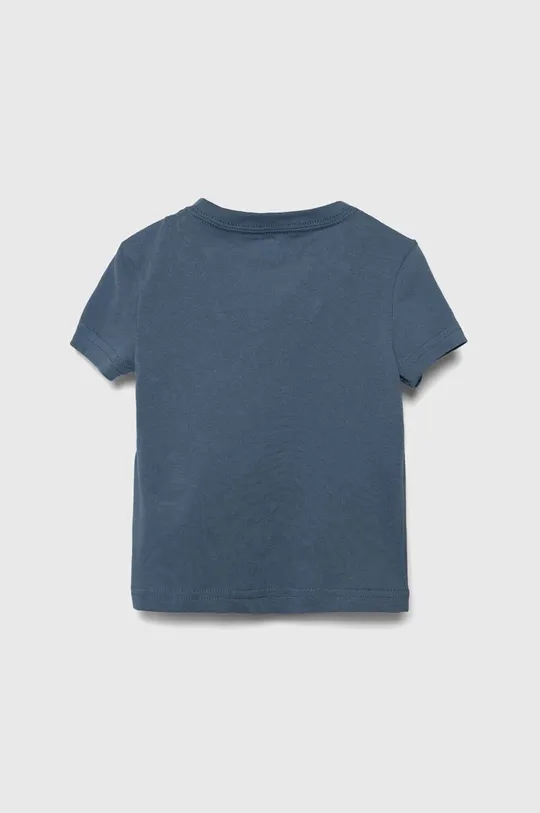 Детская хлопковая футболка Levi's голубой