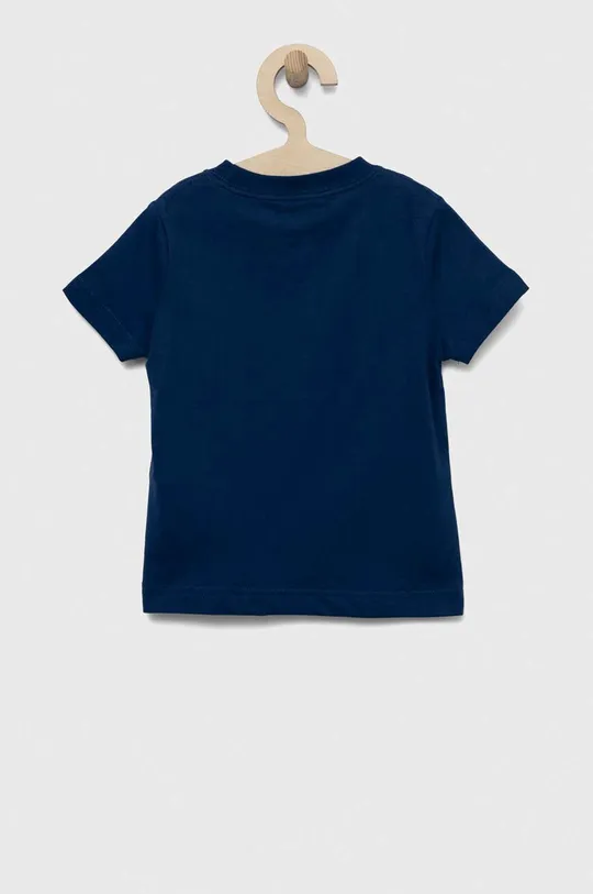 Дитяча бавовняна футболка Levi's темно-синій