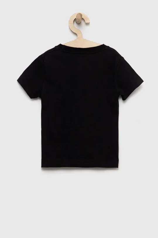Detské bavlnené tričko Levi's čierna
