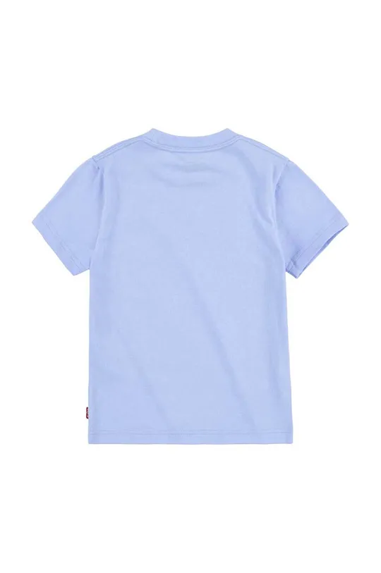 Levi's t-shirt bawełniany dziecięcy niebieski