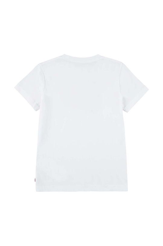 Dětské bavlněné tričko Levi's bílá