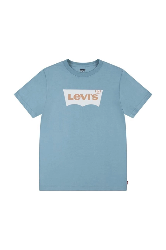 turkusowy Levi's t-shirt bawełniany dziecięcy Dziecięcy