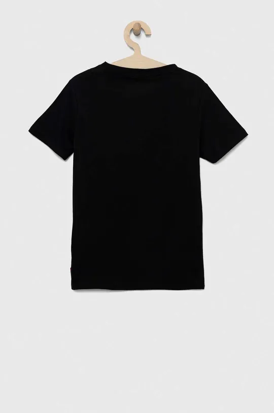 Otroška kratka majica Levi's črna