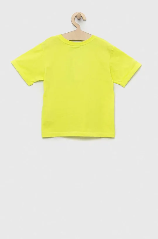 Dječja majica kratkih rukava United Colors of Benetton zlatna