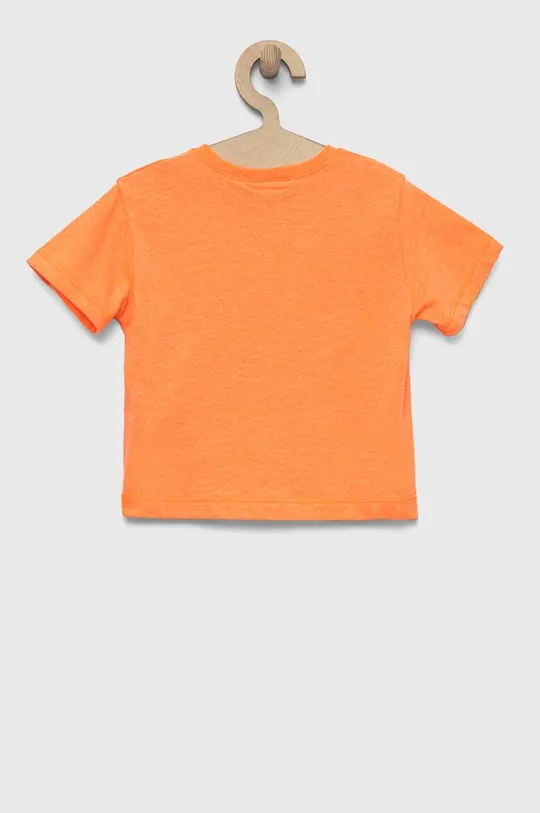 Otroška kratka majica United Colors of Benetton oranžna