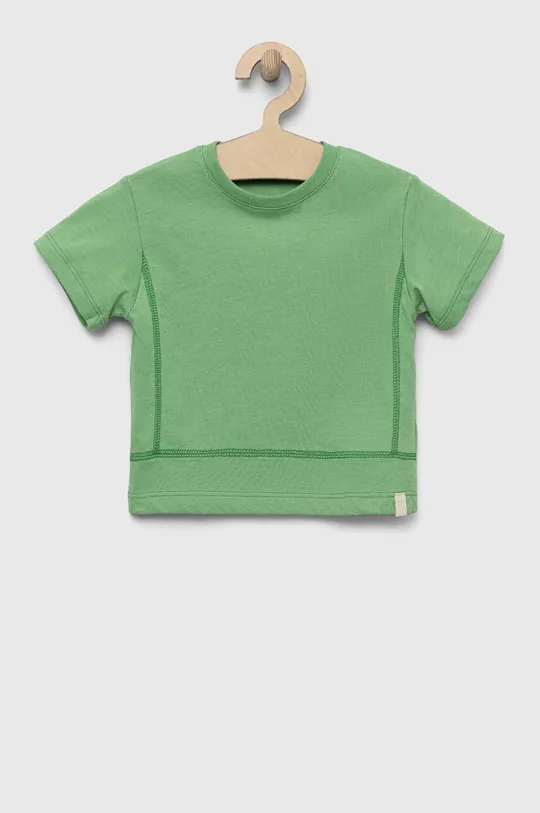 zielony United Colors of Benetton t-shirt dziecięcy Dziecięcy