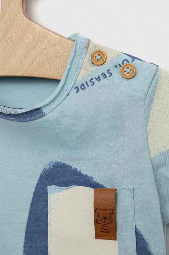 Бавовняна футболка для немовлят United Colors of Benetton  100% Бавовна