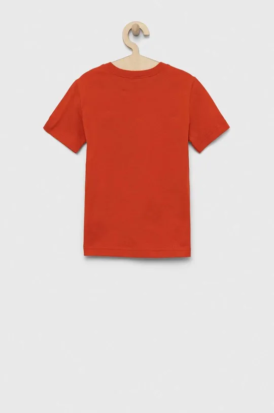Παιδικό βαμβακερό μπλουζάκι United Colors of Benetton κόκκινο