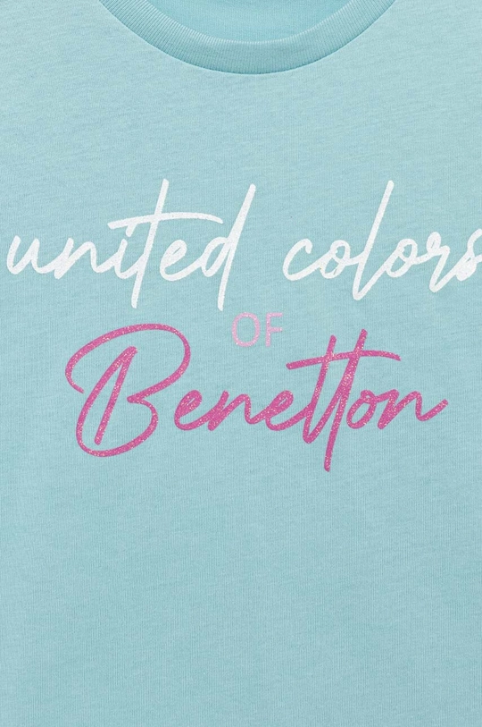 Παιδικό βαμβακερό μπλουζάκι United Colors of Benetton  100% Βαμβάκι