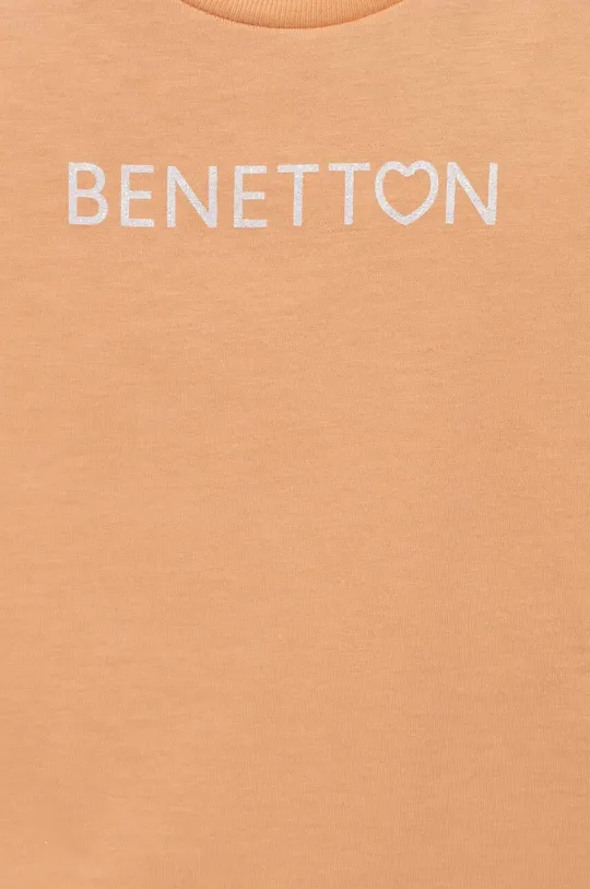 Παιδικό βαμβακερό μπλουζάκι United Colors of Benetton  100% Βαμβάκι