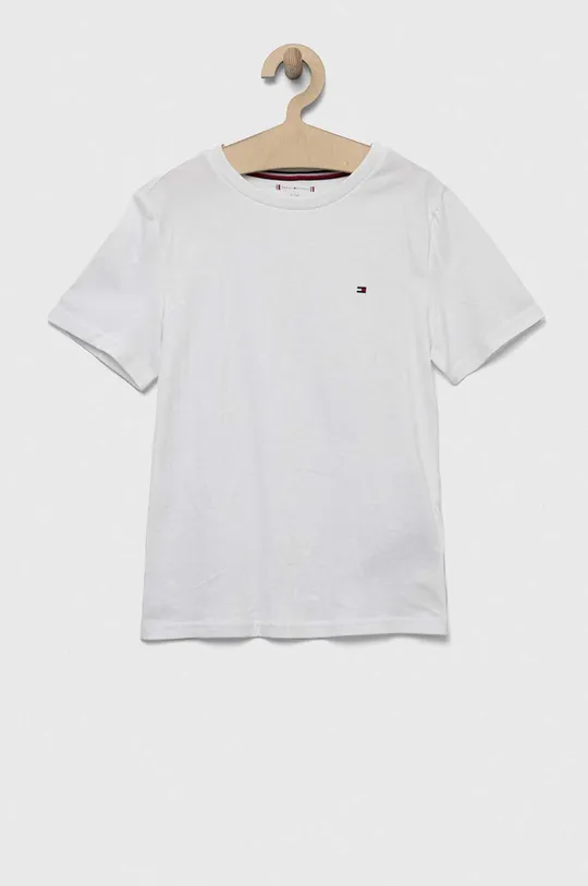 Παιδικό βαμβακερό μπλουζάκι Tommy Hilfiger 2-pack λευκό