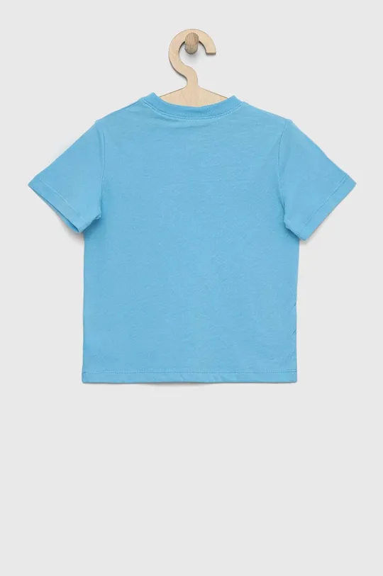 Детская хлопковая футболка GAP голубой
