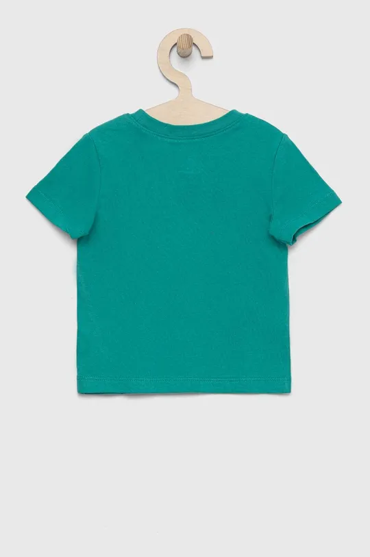 Дитяча бавовняна футболка GAP зелений