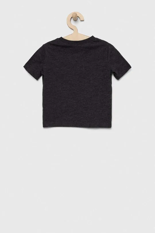 Otroška bombažna kratka majica GAP črna