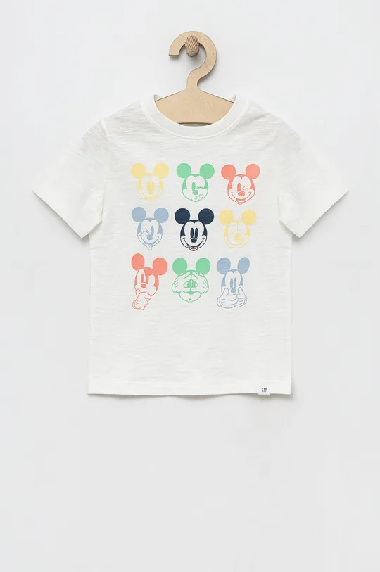 zielony GAP t-shirt bawełniany dziecięcy x Disney Dziecięcy