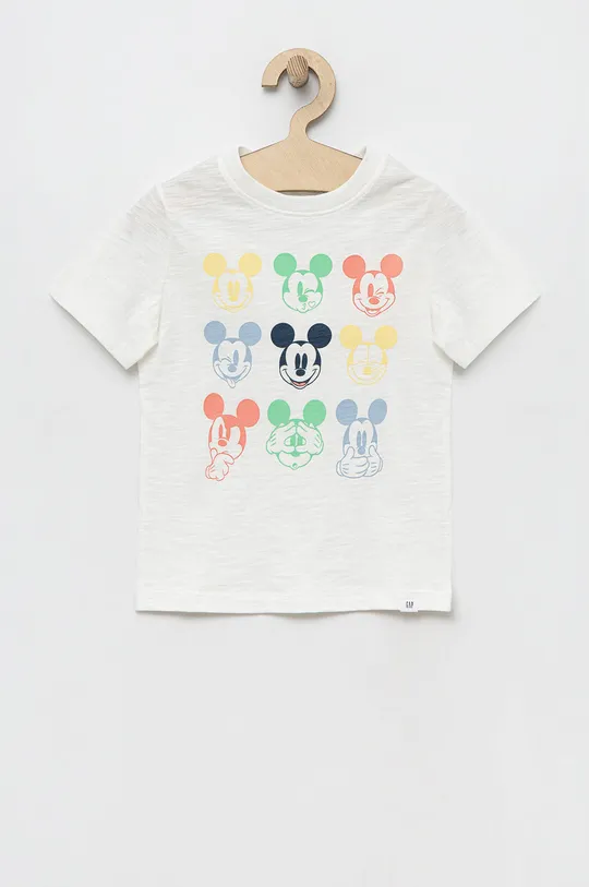 зелений Дитяча бавовняна футболка GAP x Disney Дитячий