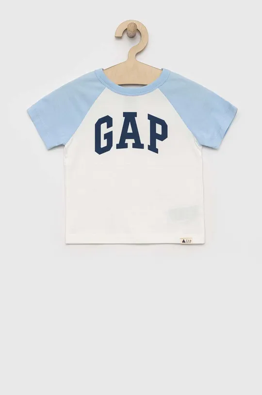 μπλε Παιδικό βαμβακερό μπλουζάκι GAP Παιδικά