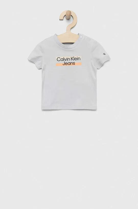 γκρί Παιδικό μπλουζάκι Calvin Klein Jeans Παιδικά