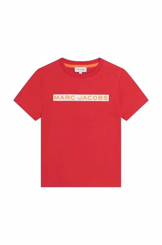 crvena Dječja pamučna majica kratkih rukava Marc Jacobs Dječji