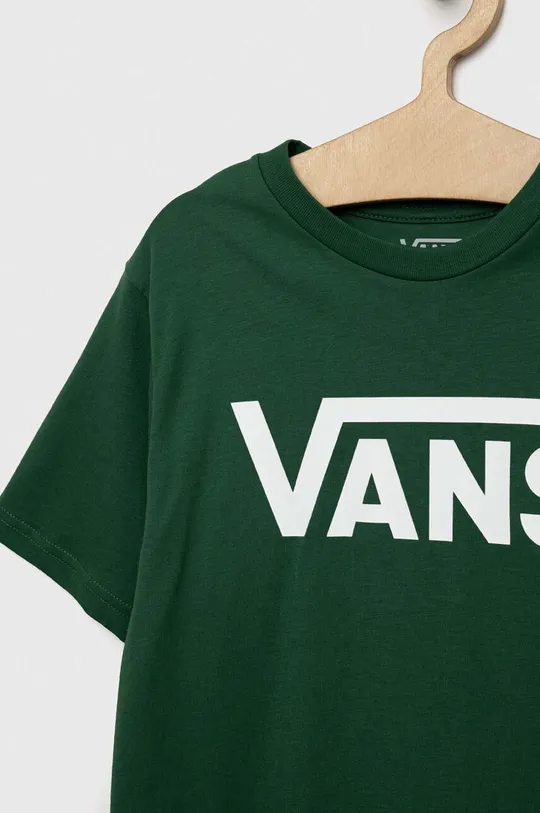 πράσινο Παιδικό βαμβακερό μπλουζάκι Vans BY VANS CLASSIC BOYS EDEN/WHITE