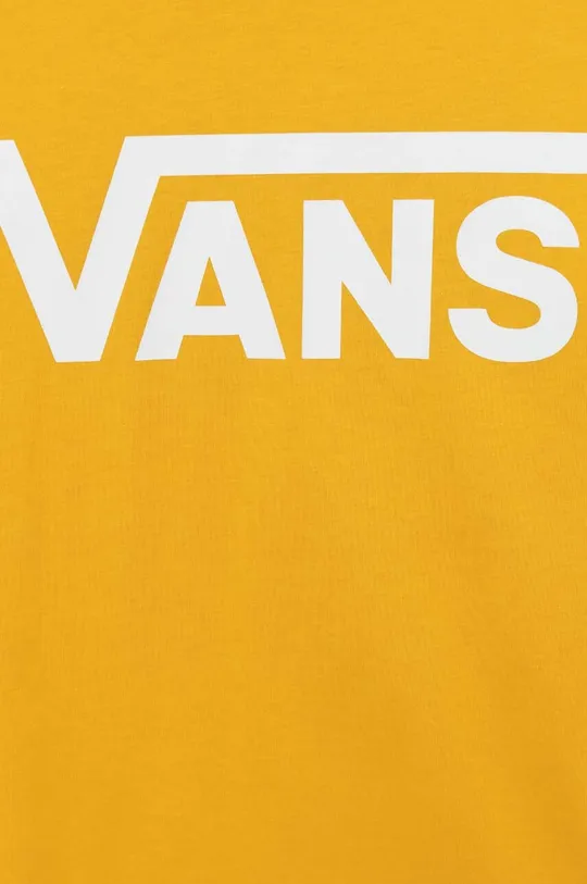 πορτοκαλί Παιδικό βαμβακερό μπλουζάκι Vans BY VANS CLASSIC BOYS OLD GOLD/WHITE