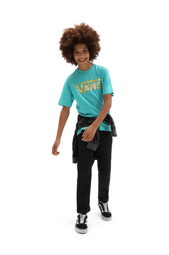 Παιδικό βαμβακερό μπλουζάκι Vans BY VANS CLASSIC LOGO WATERFALL/PASSI Παιδικά
