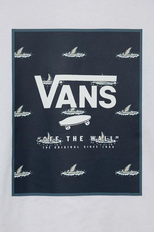 λευκό Παιδικό βαμβακερό μπλουζάκι Vans BY PRINT BOX BOYS WHITE/DRESS BLU