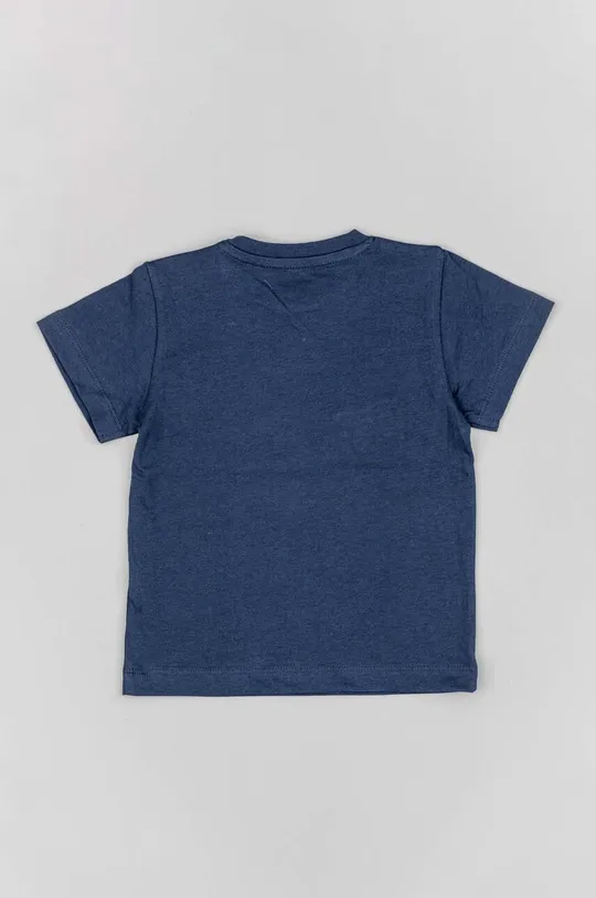 Бавовняна футболка для немовлят zippy темно-синій