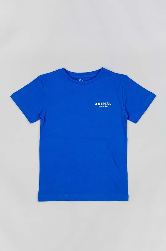 niebieski zippy t-shirt bawełniany dziecięcy Dziecięcy