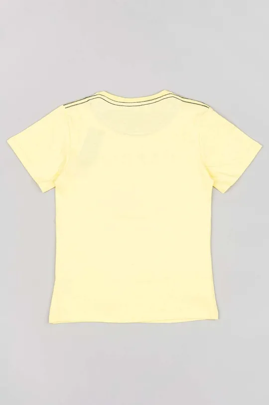 zippy t-shirt bawełniany dziecięcy jasny żółty